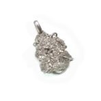 Natural Pyrite Pendant For Good Luck , Success Men and Women